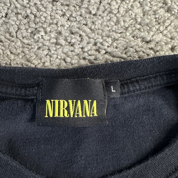 Nirvana In Utero Shirt Mens Large Black Band Tee 2021 Angel Graphic Grunge Rock - Picture 4 of 12